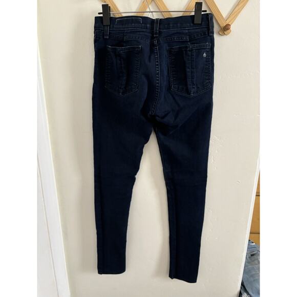 Rag & Bone Jeans Women’s 29 The Legging In Midnight Slim Dark Blue Skinny - Picture 8 of 11
